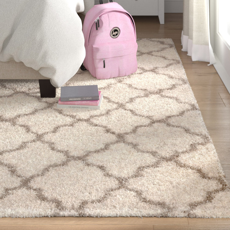 House of Hampton® Darrol Geometric Ivory/Gray Area Rug & Reviews Wayfair